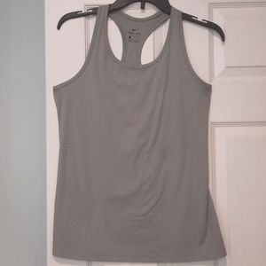 Nike Dri-fit Gray women's large racerback tank top